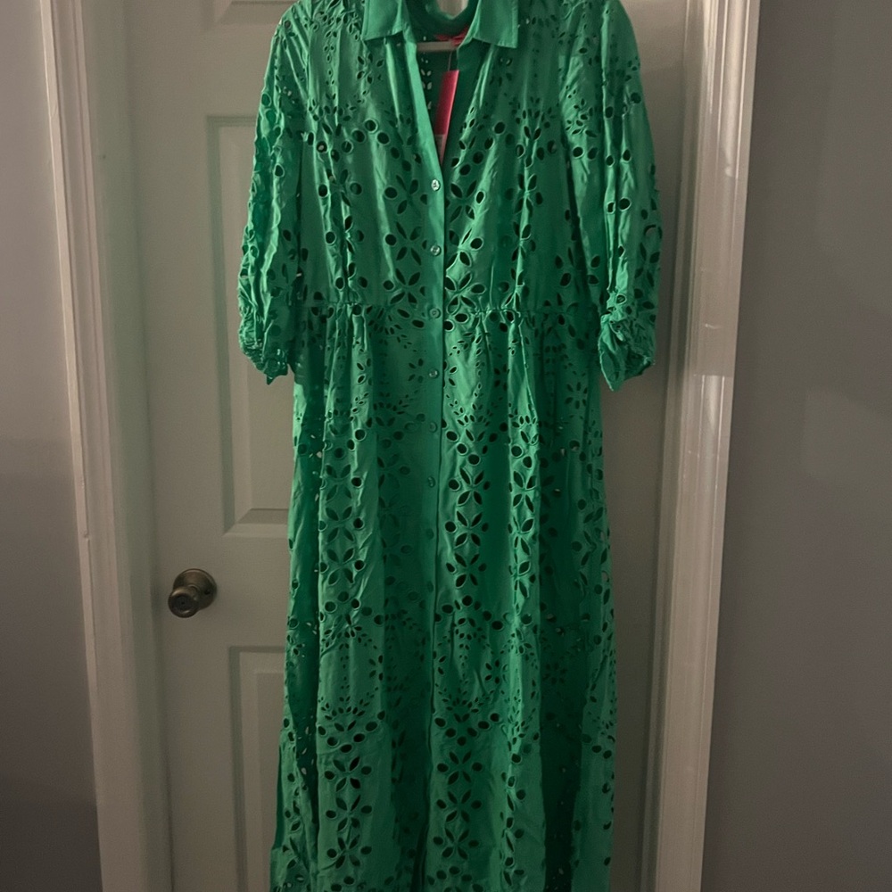 NWT Lilly Pulitzer- Amrita midi dress Spearmint size 16